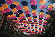 Umbrellas over Wausau