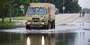 Madison, Wis. flooding, National Guard response